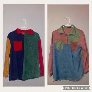 Multi color Corduroy jackets